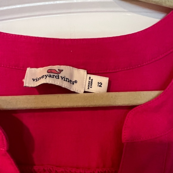 Vineyard vines pink dress size 12 in guc - Picture 4 of 4